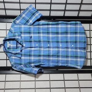 EUC Boys Old Navy Plaid Button Down Shirt